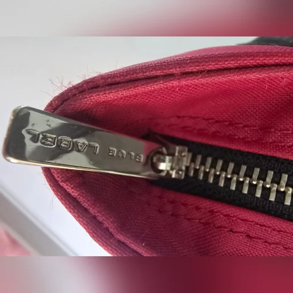 Burberrys Blue Label Hand Bag Nylon Pink Mini Tote - Japan Exclusive-Preowned - Picture 5 of 15